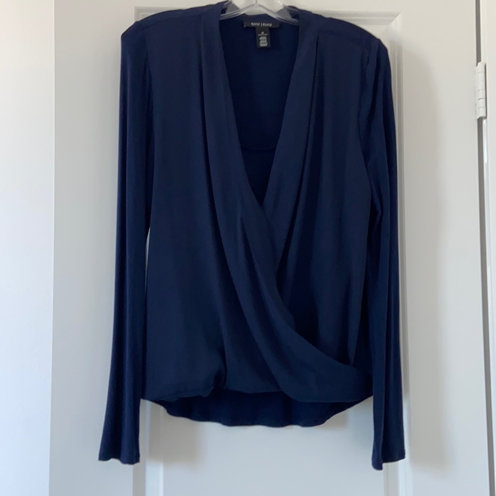 White House Black Market Size M color Navy Blue